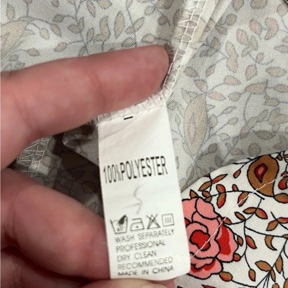 Floral Polyester maxi dress size large - Picture 3 of 5